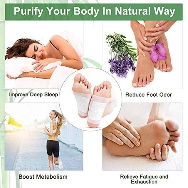 Kinoki Detox Foot Patches – Deep Cleanse & Detox | Pack of 20