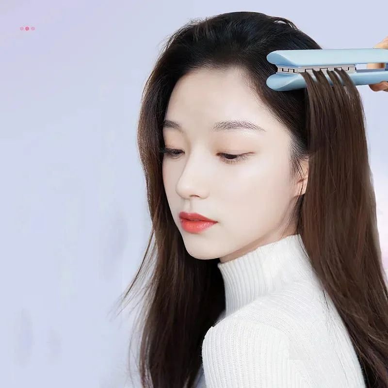 2-in-1 Hair Straightener & Curler – Salon Style Hair in Minutes