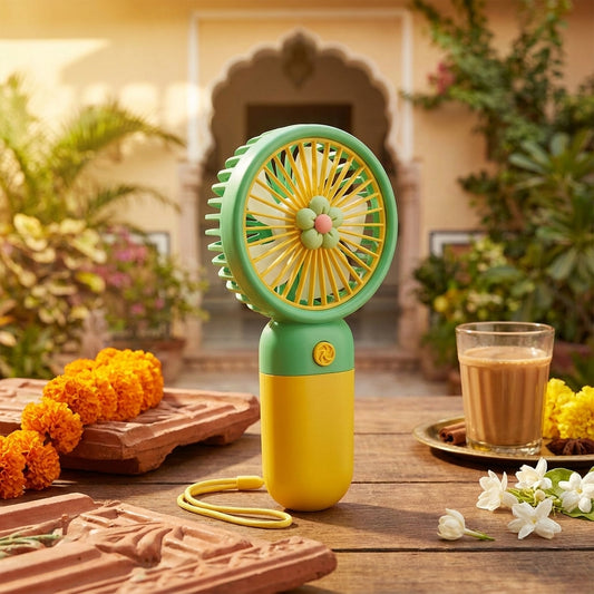 Portable Mini Handheld Fan – USB Rechargeable Ultra Quiet Little Flower Fan